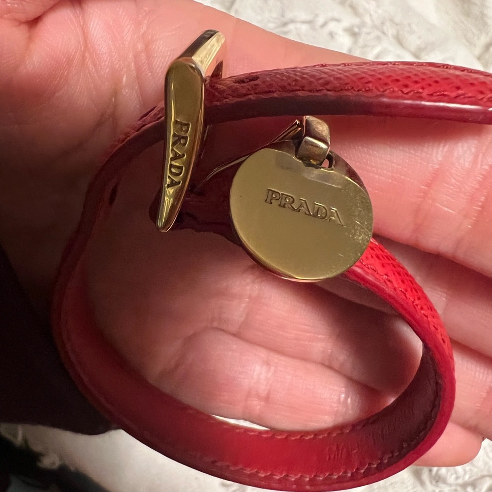 PRADA Saffiano leather bracelet